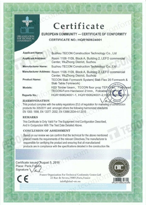 CE-Zertifikat