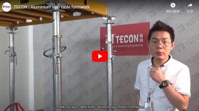 TECON | Aluminiumplatte Tischs chalung