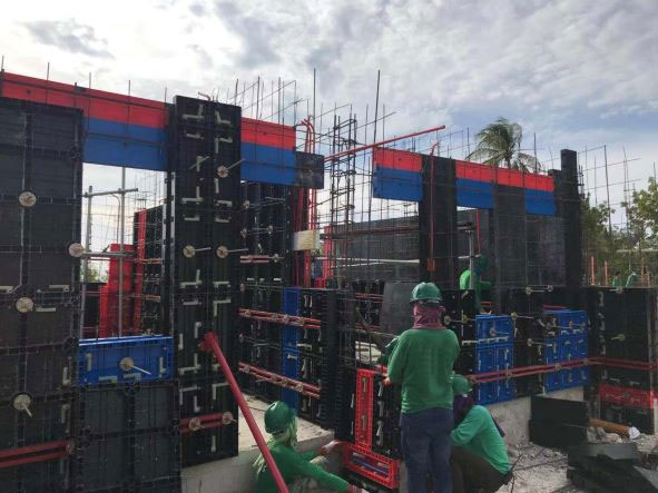 Kunststoff-Schalung TP60 in Cebu, Philippinen